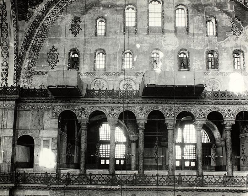 View across nave Hagia Sophia