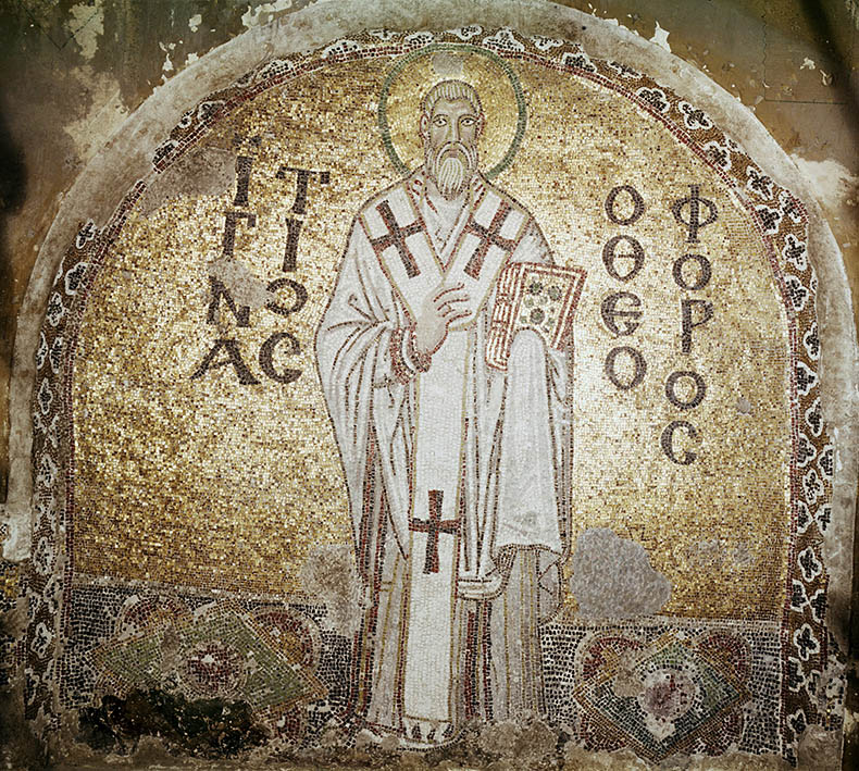 Church Fathers in Tympana of Hagia Sophia