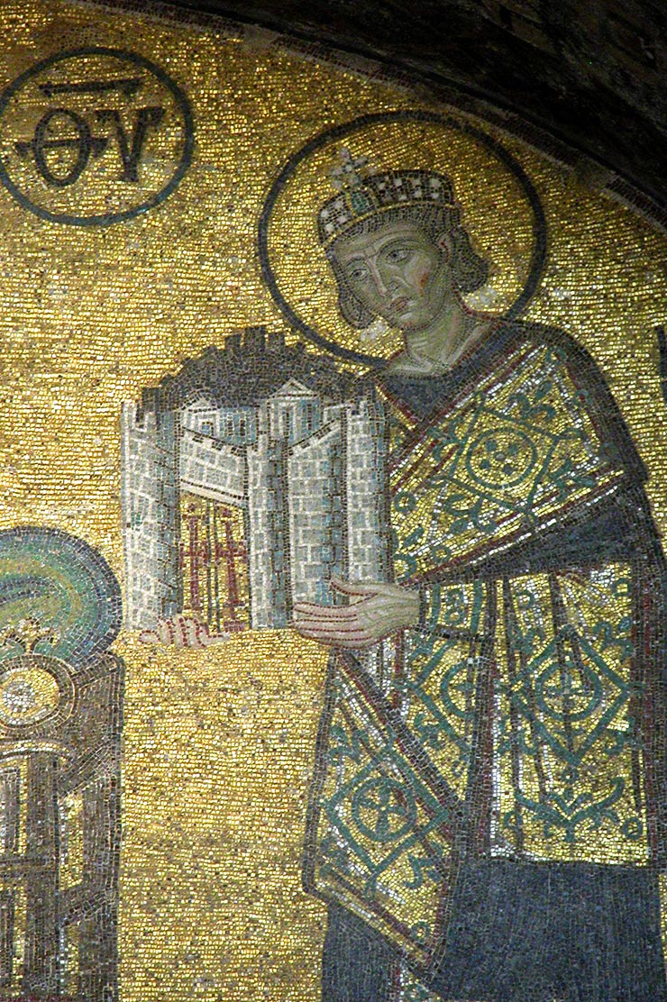 Constantine in Hagia Sophia