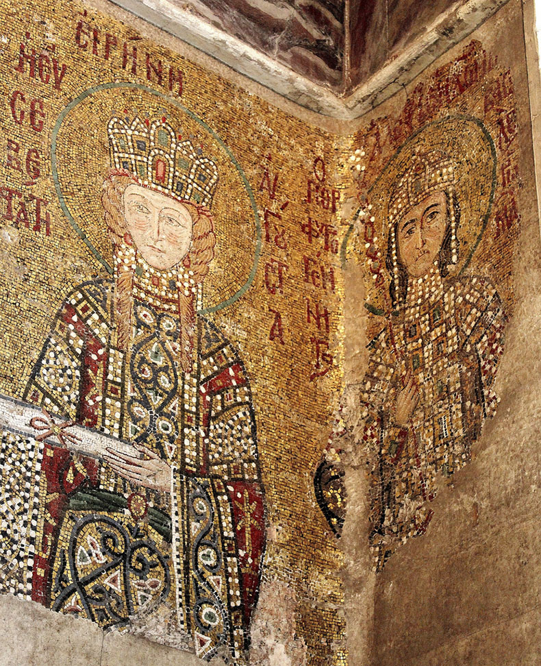 Eirene and Alexios from Hagia Sophia