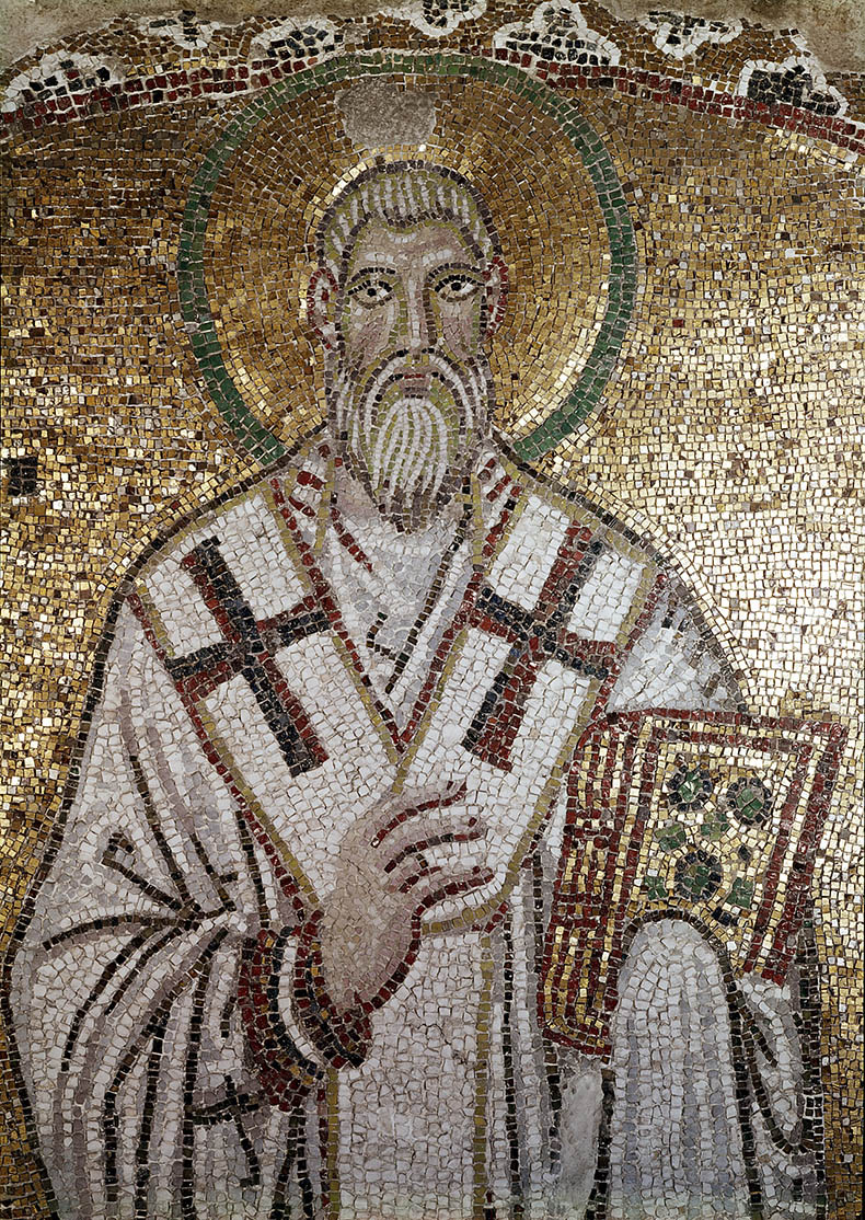 Church Fathers in Tympana of Hagia Sophia