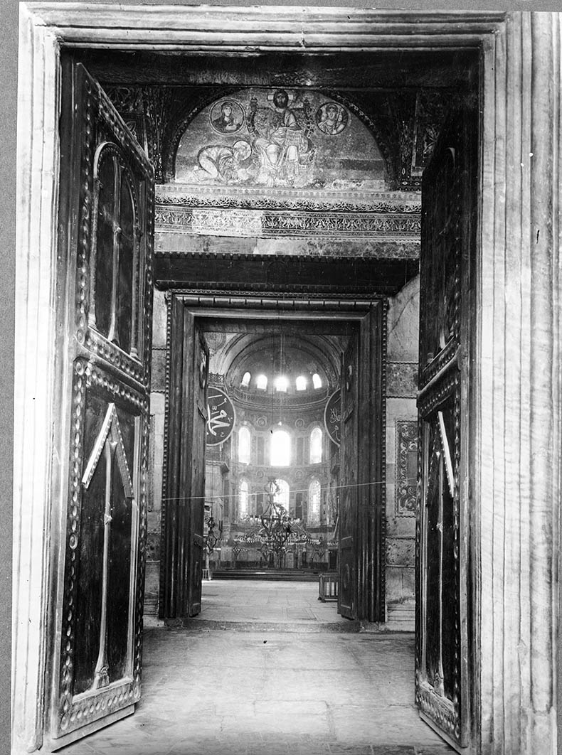 View through Royal Doors Hagia Sophia