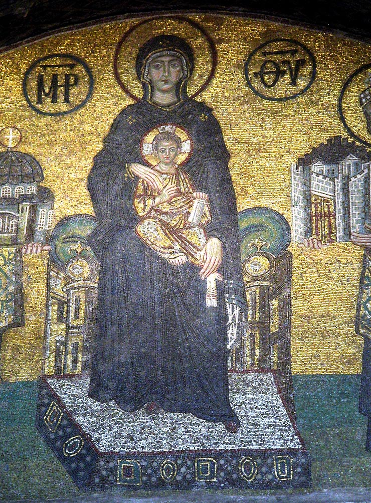 Virgin in Hagia Sophia
