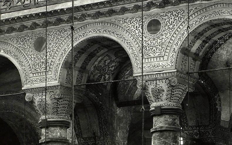 Nave Columns in Hagia Sophia