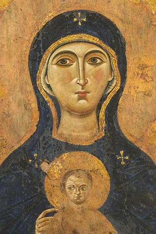 the icon of the Nicopeia Mother of God