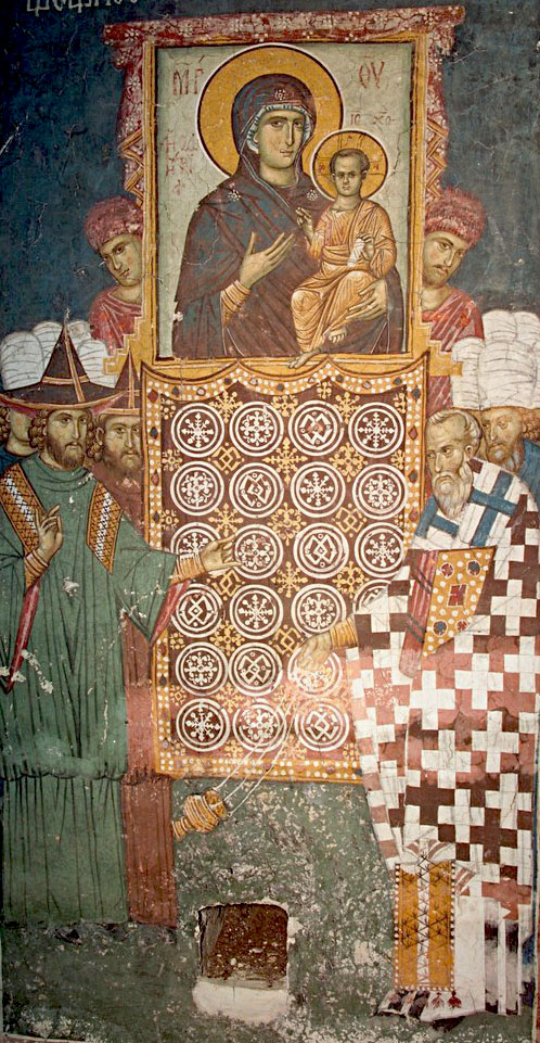 Byzantine Hodegetria Procession in Constantinople