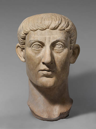 Head of Constantine the Great