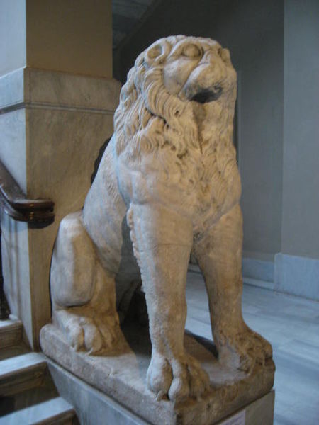 Lion from the facade of the Boukoleon Palace