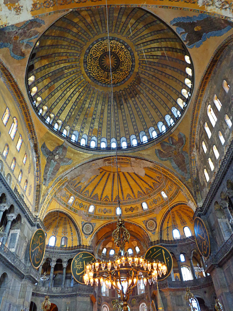 Dome of Hagia Sophia - interior view