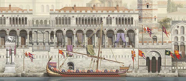 Palace of Boukoleon in Constantinople