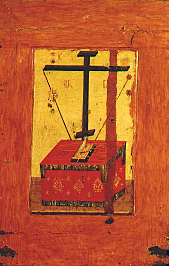back of the icon vladimirskaya