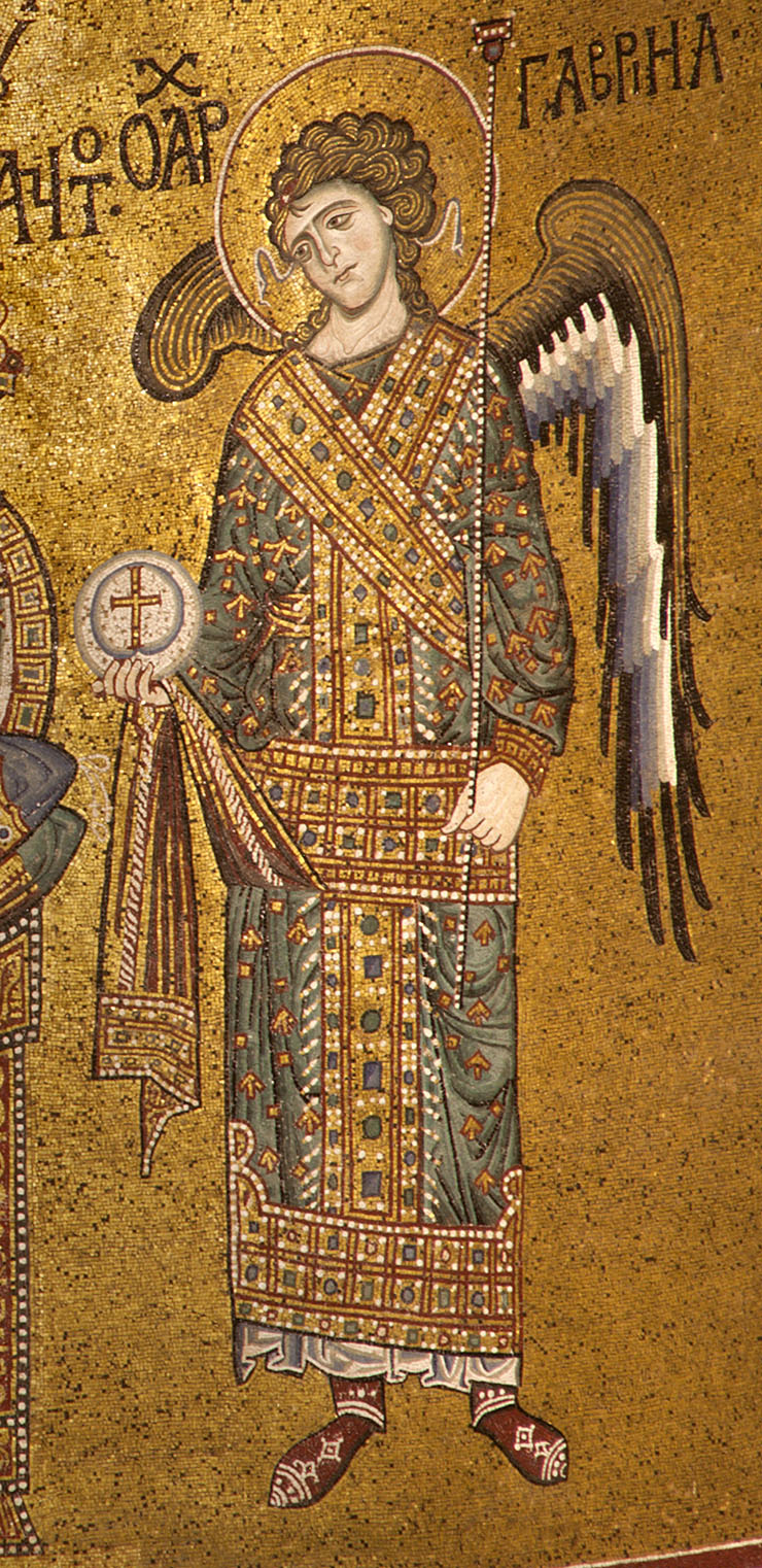 Monreale - Archangel Gabriel in Apse