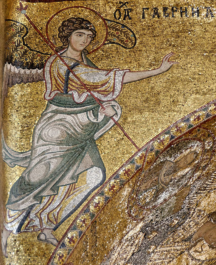 Archangel Gabriel Byzantine annunication