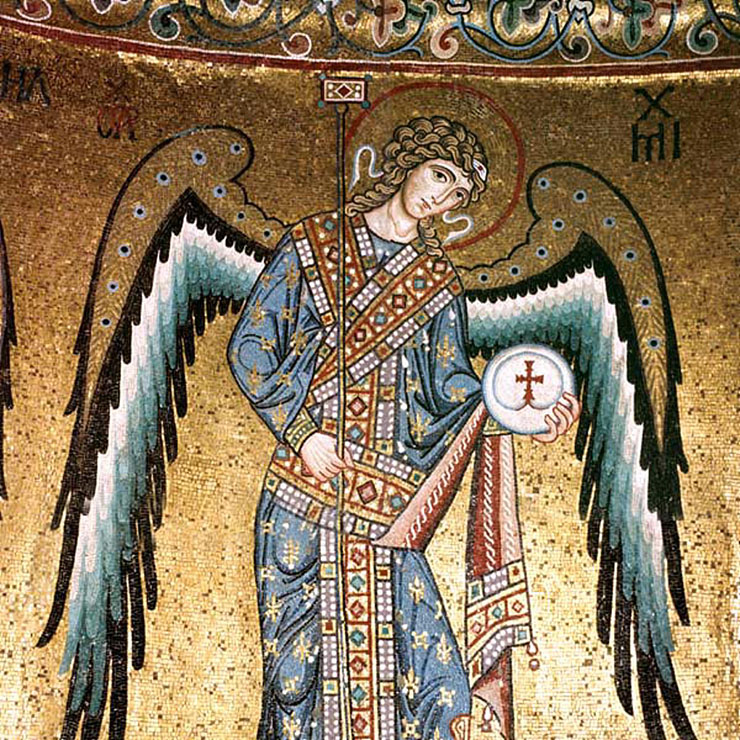 Byzantine Mosaic of Archangel Michael