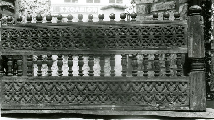 Byzantine wood carving