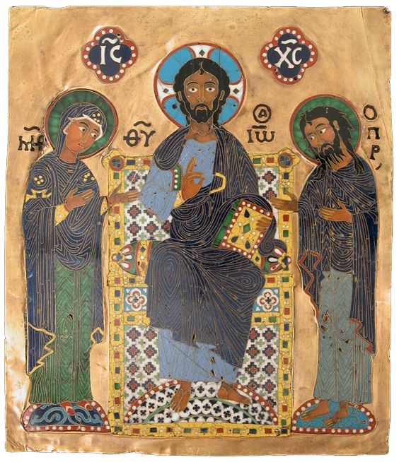 Byzantine enamel Deesis