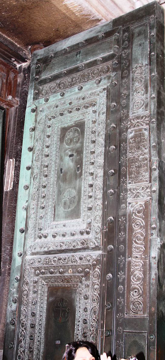 Beautiful Bronze Doors in Hagia Sophia