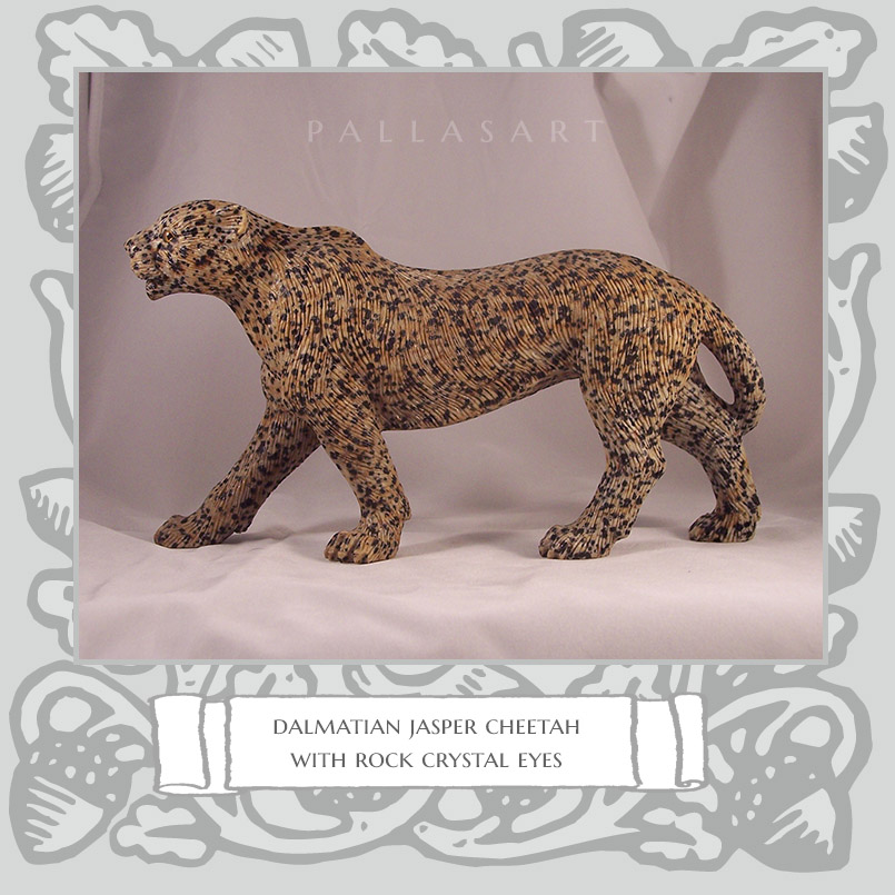 dalmatian jasper cheetah rock crystal eyes