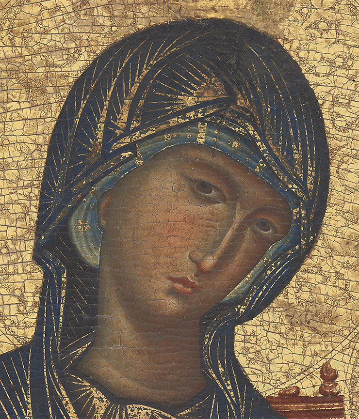 Face of the Kahn Byzantine Theotokos