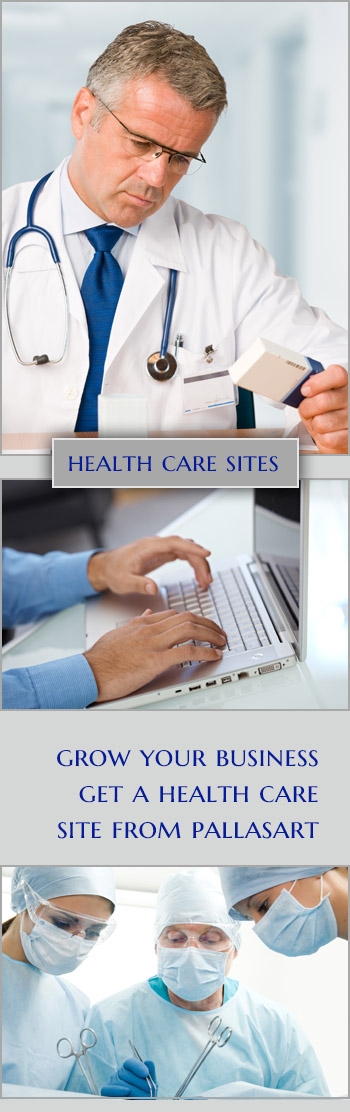 Pallasart builds Health Care Websites