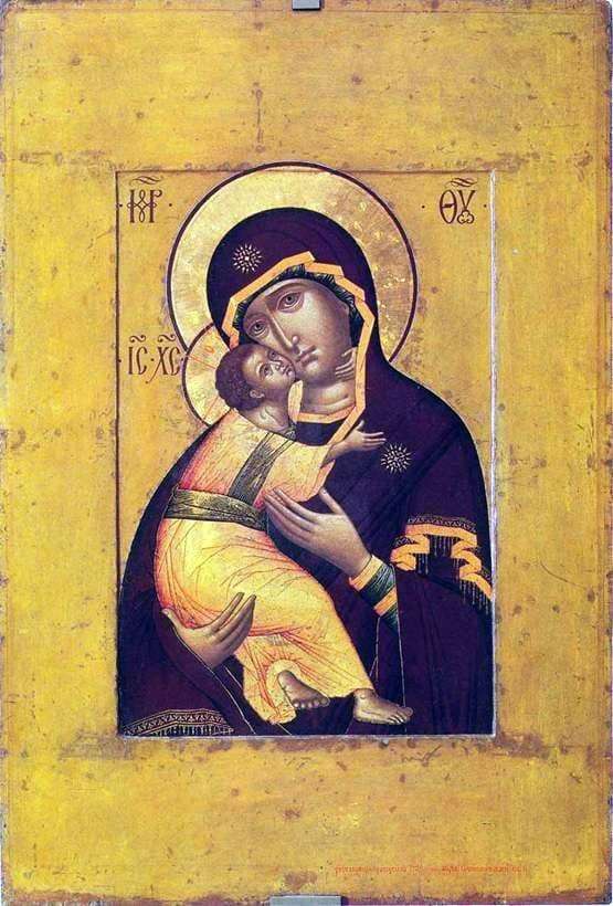 Our Lady of Vladimir Russian icon