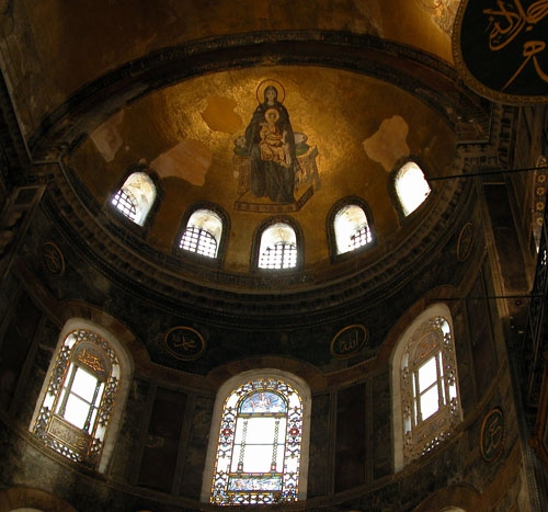 Virgin and Child from the Apse of Hagia Sophia