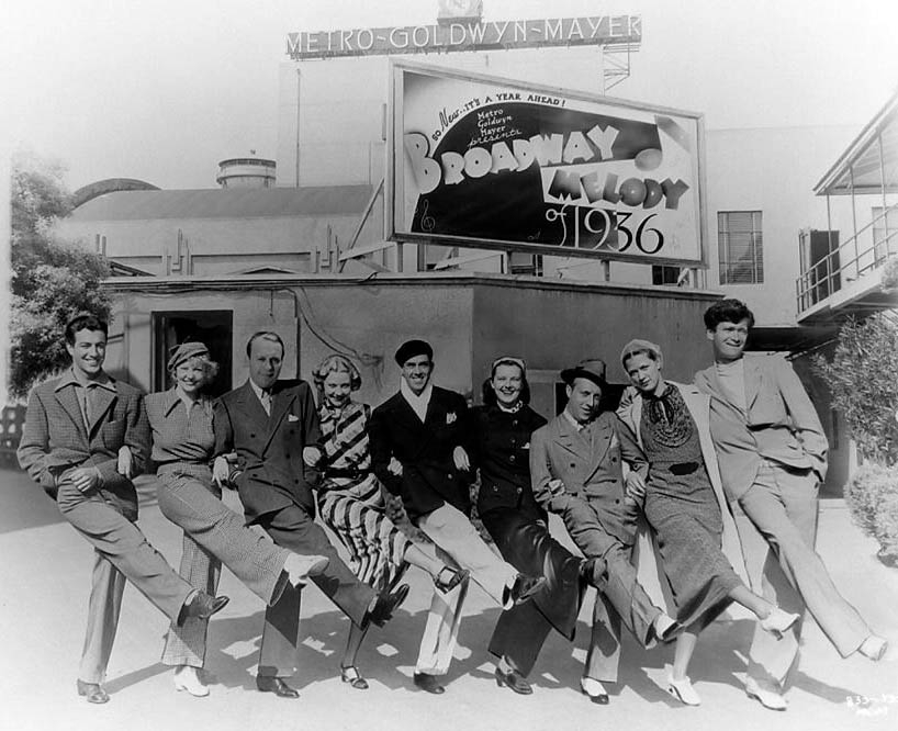 Broadway Melody of 1936 promotional shot with Nick Long Jr.