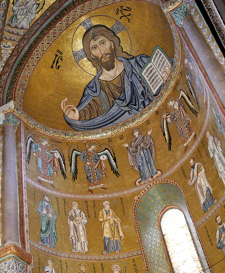 Christ Pantokrator Komnenian art