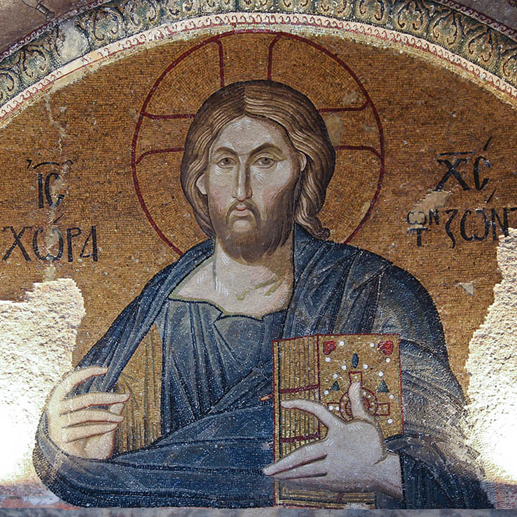 Christ Pantokrator Chora Byzantine Church