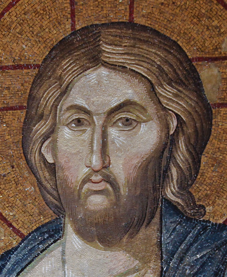 Christ the Savior - close-up of beautiful face