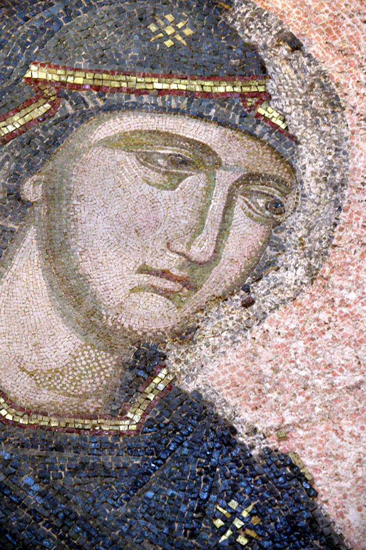 Face of the Theotokos - Byzantine Art