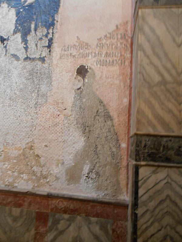 Byzantine Nun mosaic in Chora Church