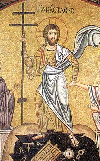 Mosaic of Christ in Hades - Hosias Loukas