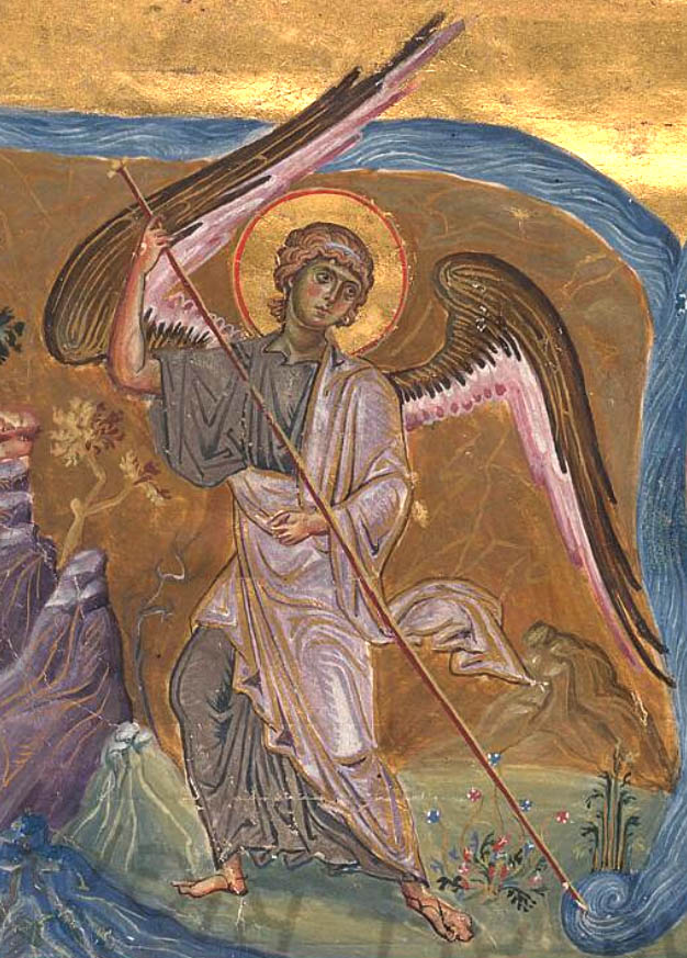 Close-up of Angel in Miracle at Chonai