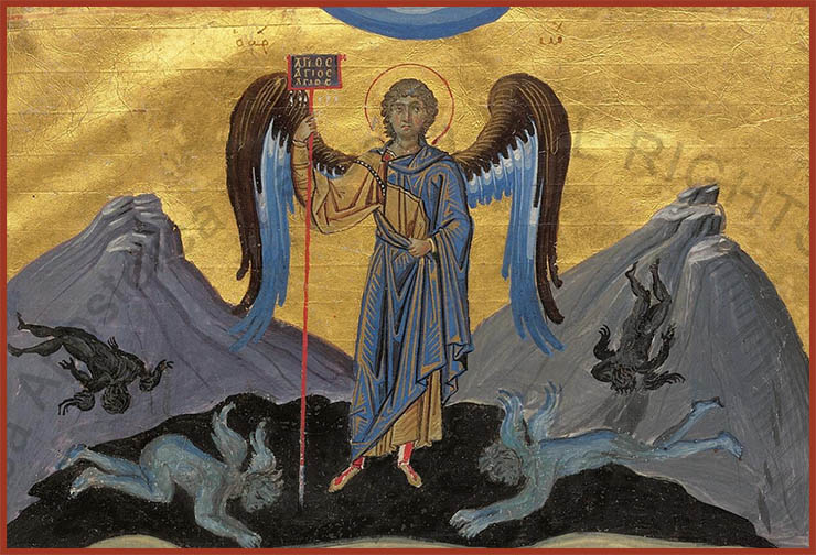 Archangel Michael Defeats Devils!