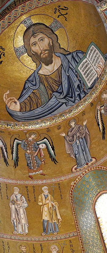 Christ Pantokrator in Apse of Cefalu