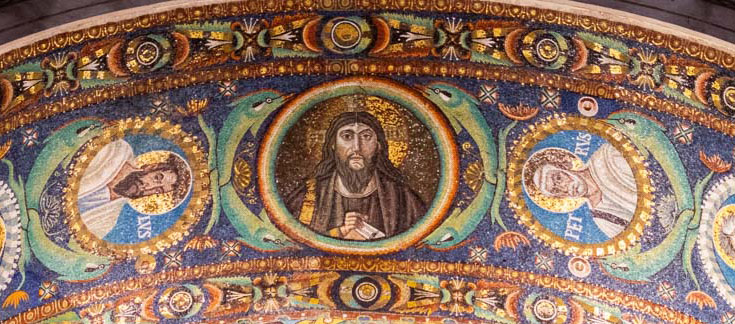 Byzantine mosaic of Christ Pantokrator