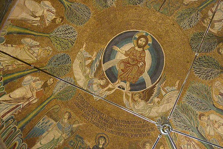 Christ in glory - dome of Hagia Sophia