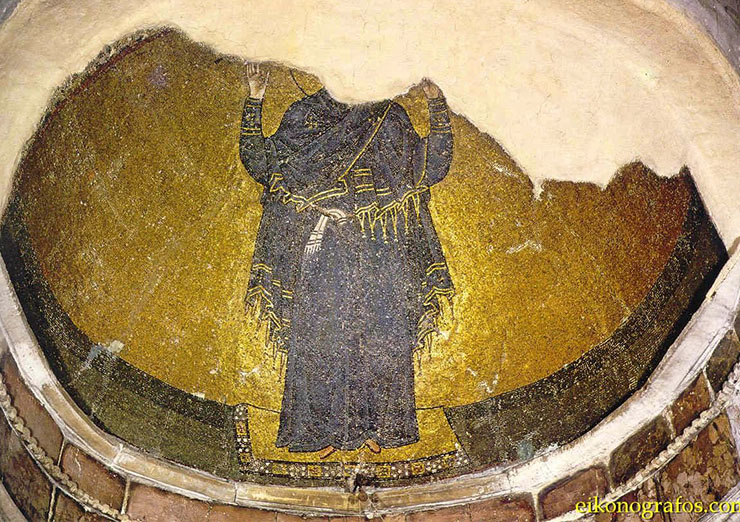Hodegetria Madonna Byzantine Art Mosaic