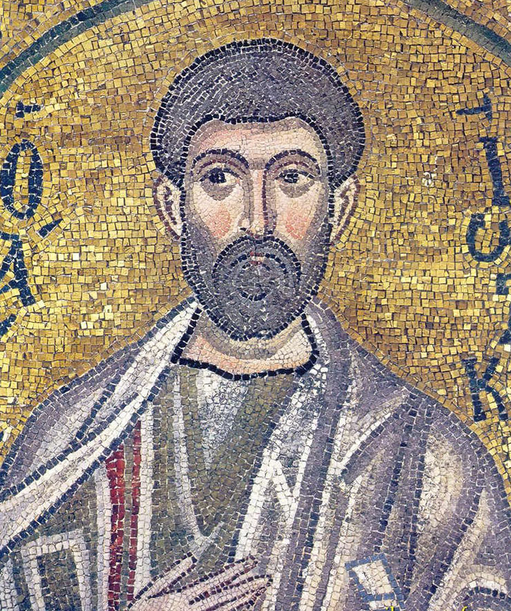 Byzantine Art - a mosaic from Nea Moni