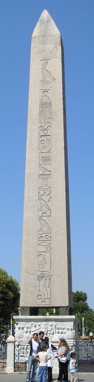 Obelisk in the Byzantine Hippodrome in Istanbul