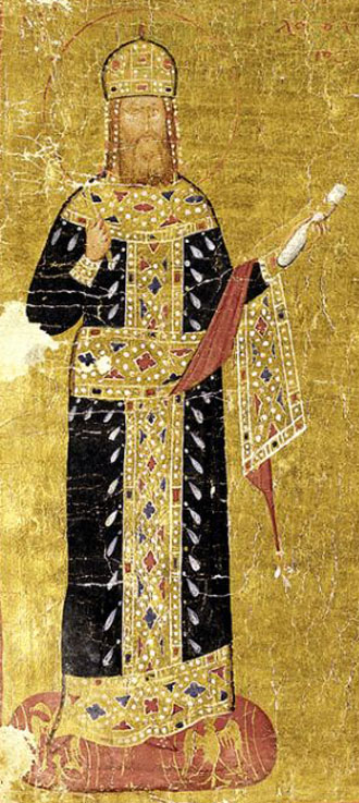 Andronikos II wearing the Loros