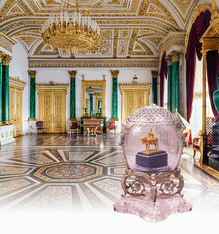 Malachite Room - Hermitage Alexander Faberge Egg