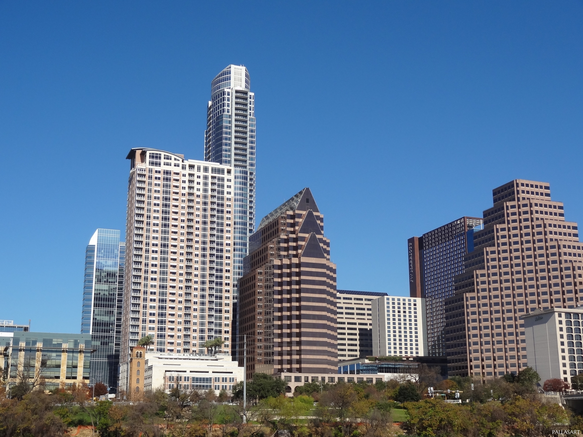 Austin skyscrapers downtown