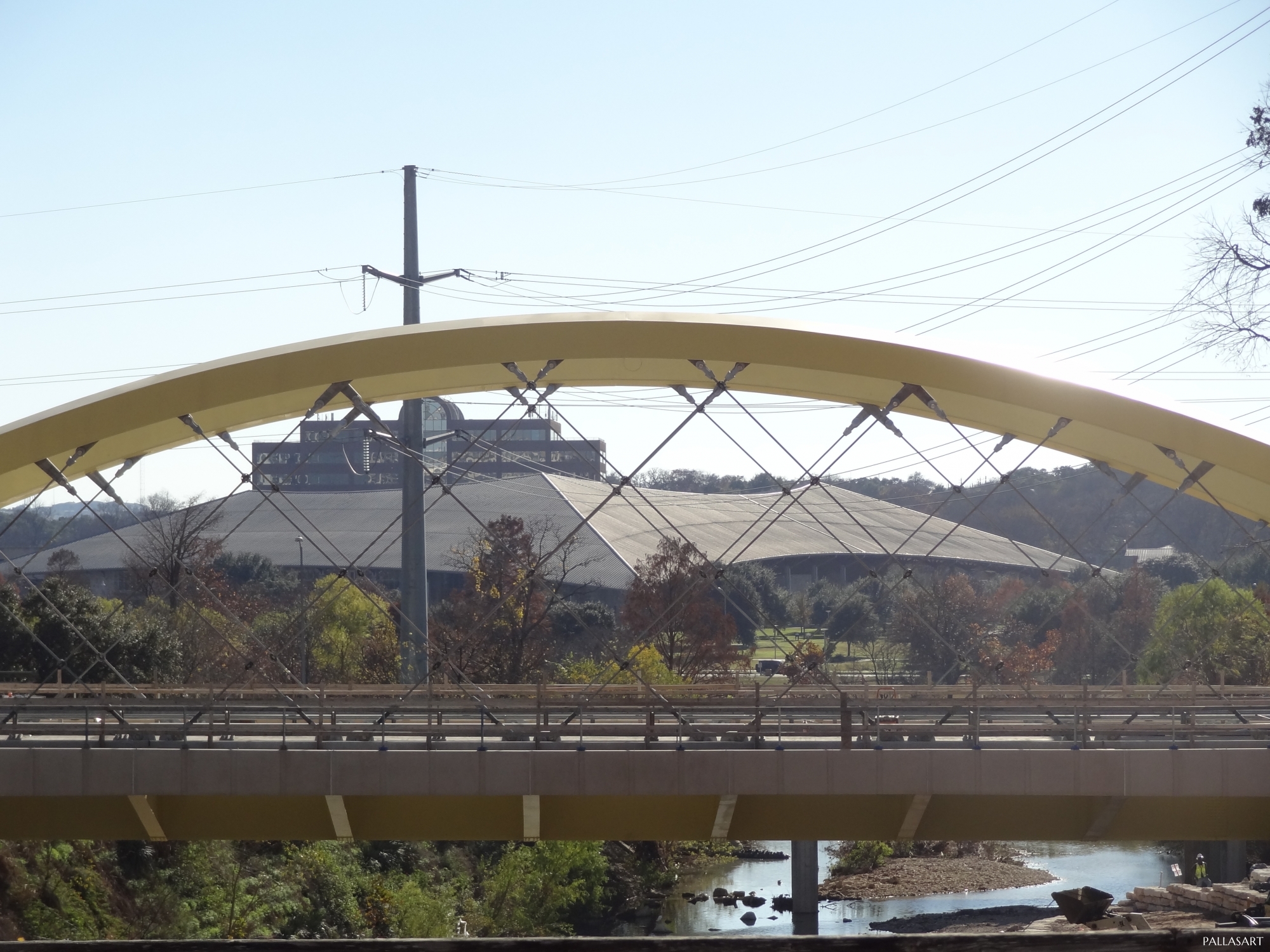 Seaholm Wing Bridge in Austin, TX Under Constrction