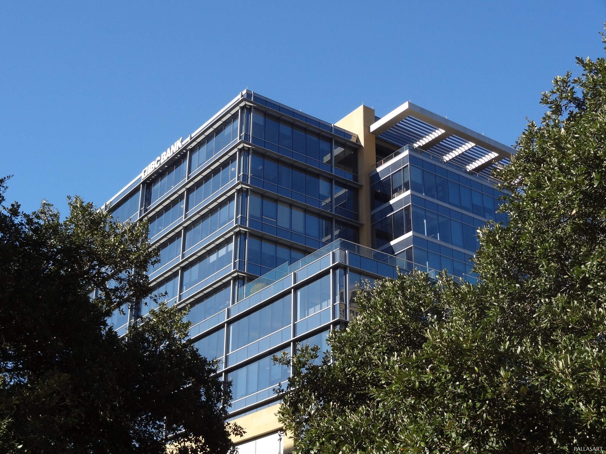 Inset of IBC Bank Building Austin, TX