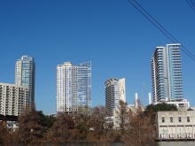 The Spring, The Bowie, The Monarch, and Seaholm residential towers