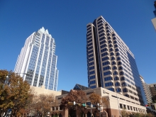 Frost Bank Tower and 301 Congress Ave. Austin, Texas