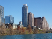 Austin Skyline over Lady Bird Lake