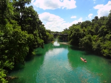 Single Kayak on Barton Creek